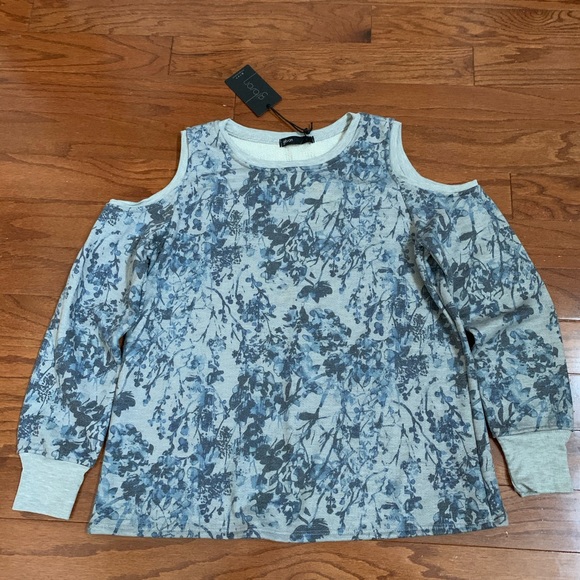 Gibson (Nordstrom) Cold Shoulder Sweatshirt - Picture 3 of 7